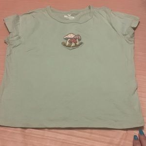 Short sleeve tee mushroom design